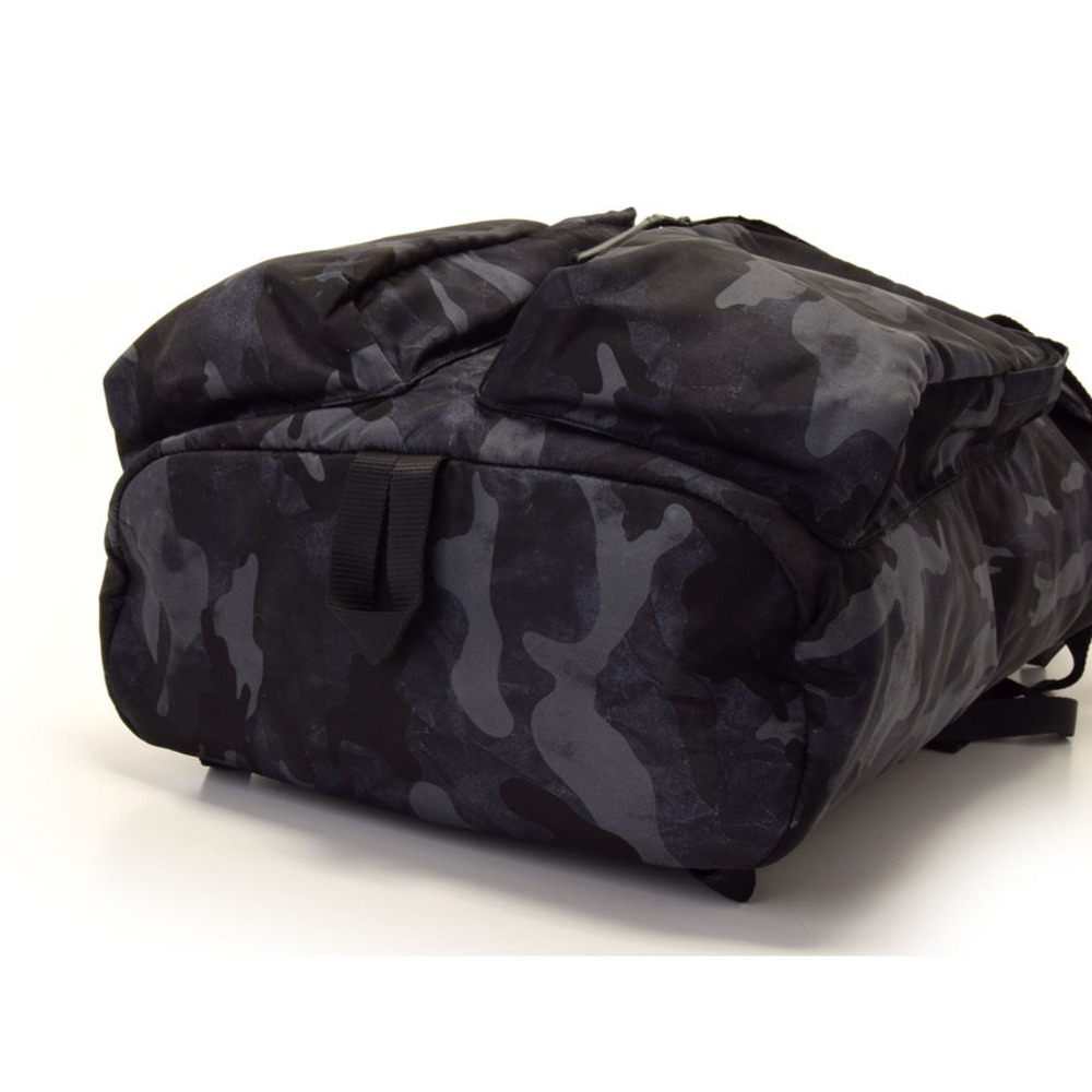 Prada Camouflage Gray Nylon Backpack - Picture 3 of 11